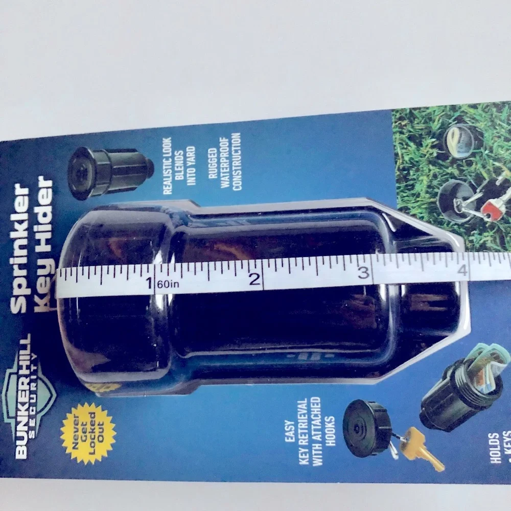 3/$15 NEW BUNKER HILL SECURITY Sprinkler Key Hider Black, 1 Hider
